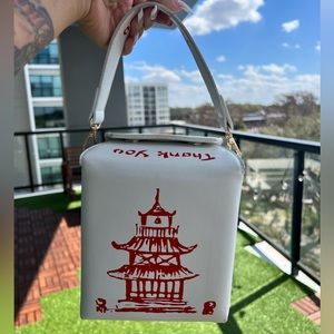 Crossbody Bag, Chinese Takeout Box Style